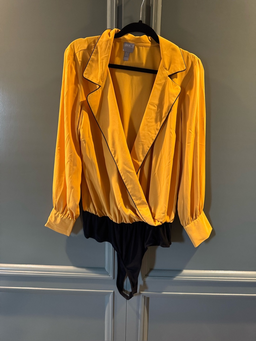ASOS Golden Yellow Bodysuit - Size 12